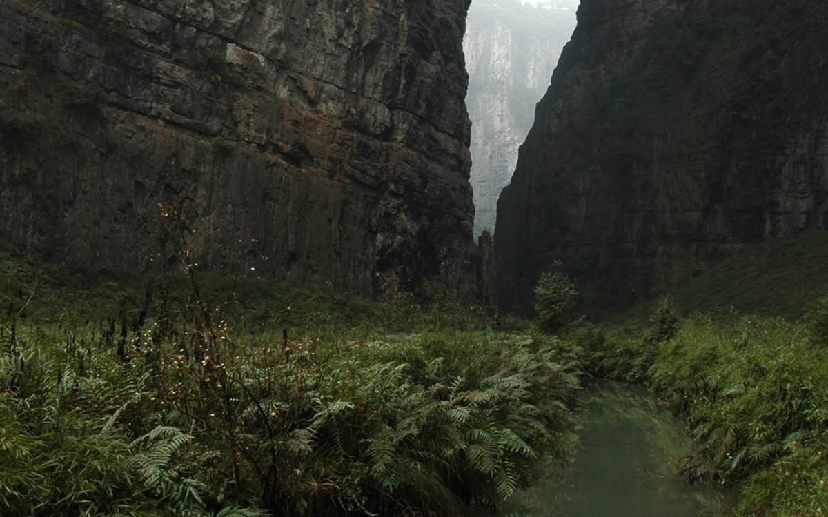 黑山谷峡谷线第1张风景照片